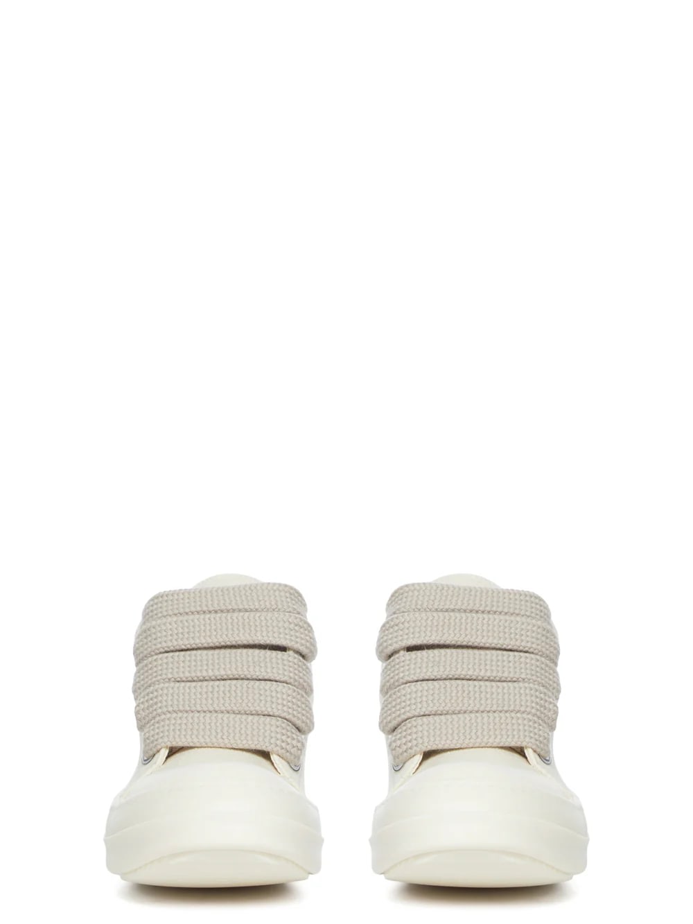 Rick Owens DRKSHDW Jumbolace Low Sneaks Milk