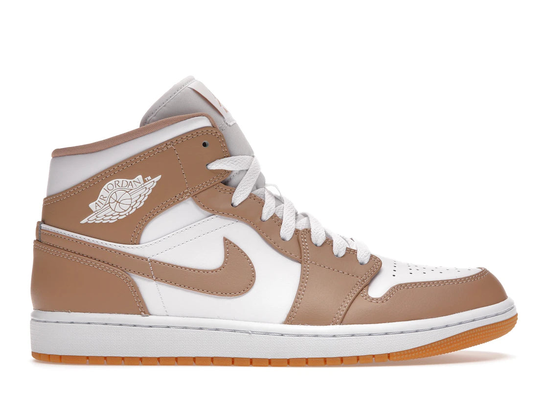 Jordan 1 Mid Tan Gum