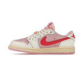Jordan 1 Retro Low OG SP Travis Scott Sail Tropical Pink (PS)
