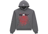 Sp5der Splat Punk Hoodie Slate