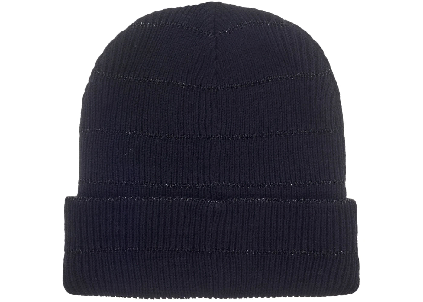 Supreme Metallic Stripe Beanie Black