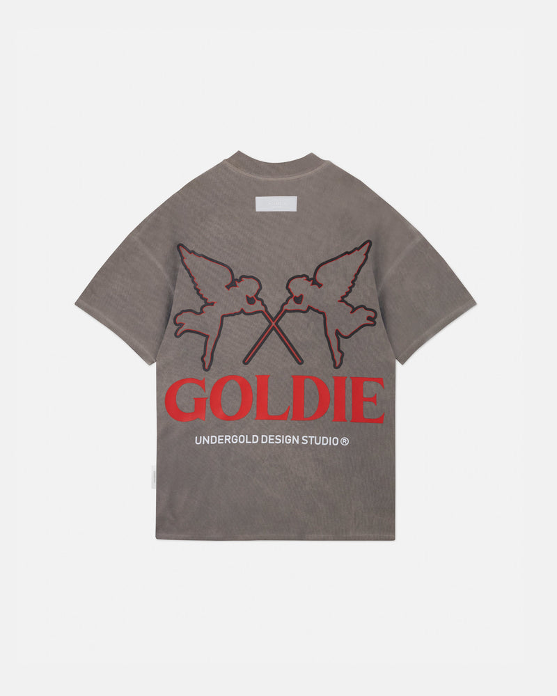 Undergold Rodeo Goldie T-Shirt Washed Brown