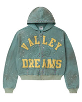 Vale Forever Bank Rhinestone Zip Up Hoodie