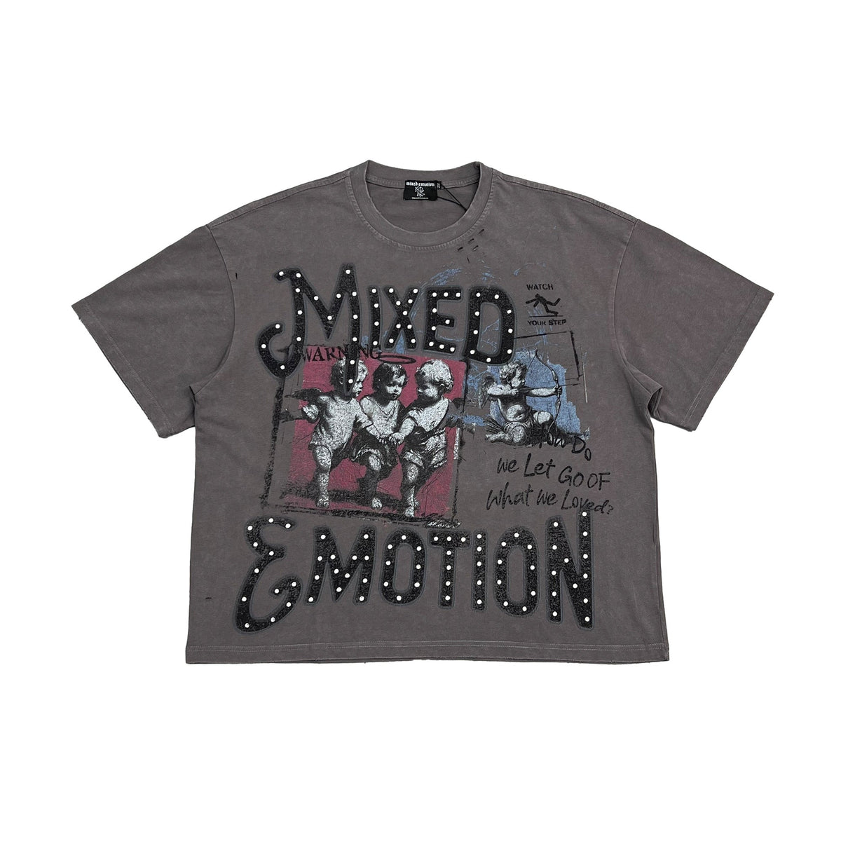 Mixed Emotions Grey Friends Tee