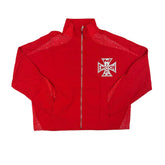 Mixed Emotions Red ‘Classic’ Nylon Jacket