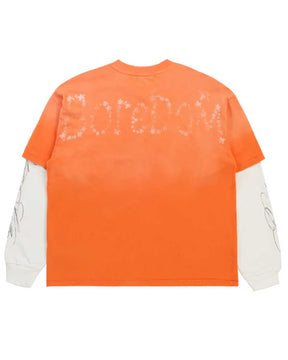 Boredom Kills Purpose Double Tee LS Orange