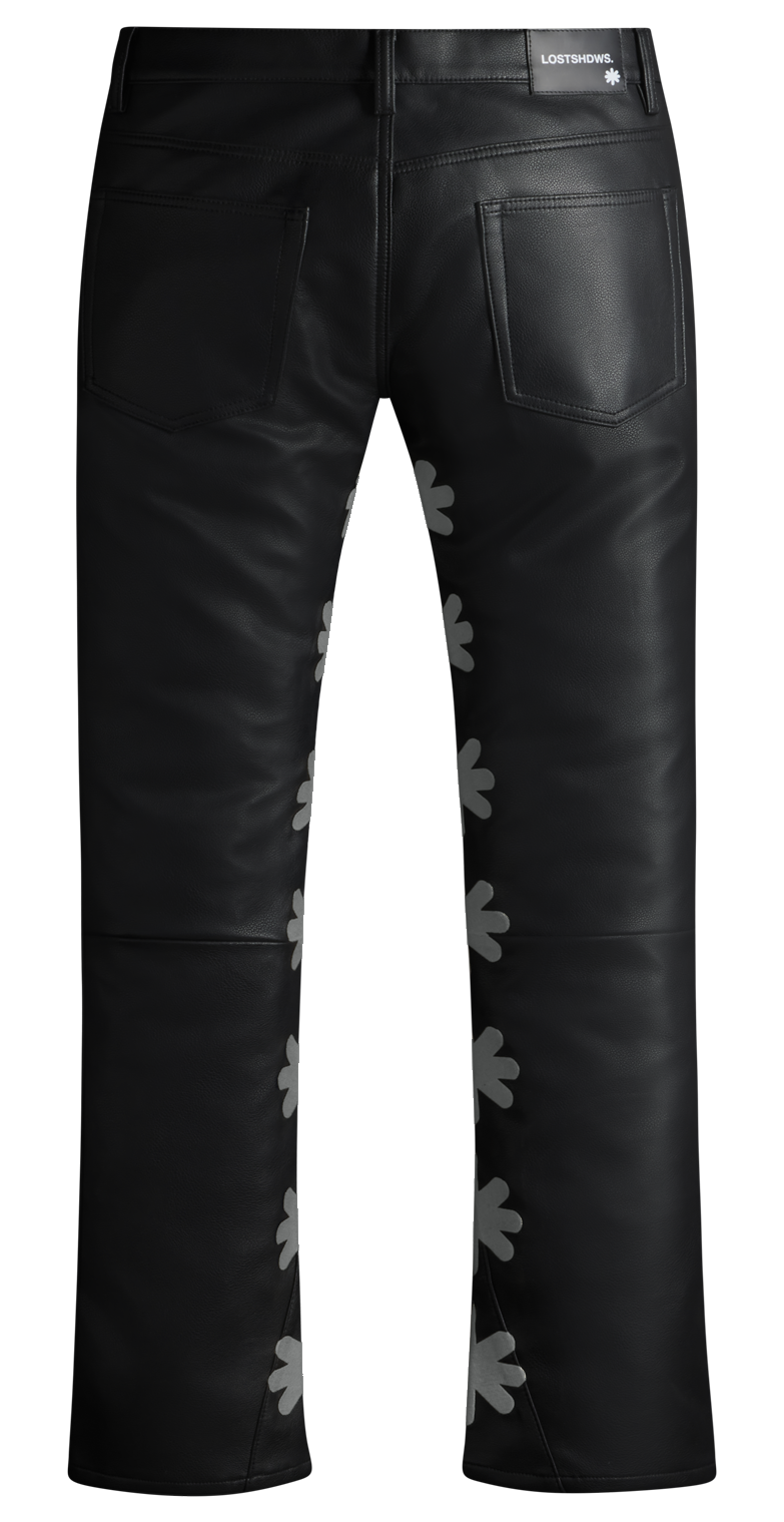 Lost Shdws Drkshdws Leather Pant (GREY)