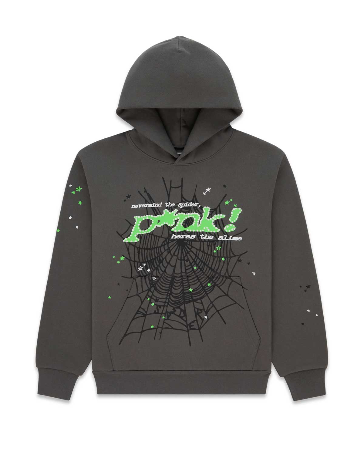 Sp5der Punk V1 Hoodie Slate Grey