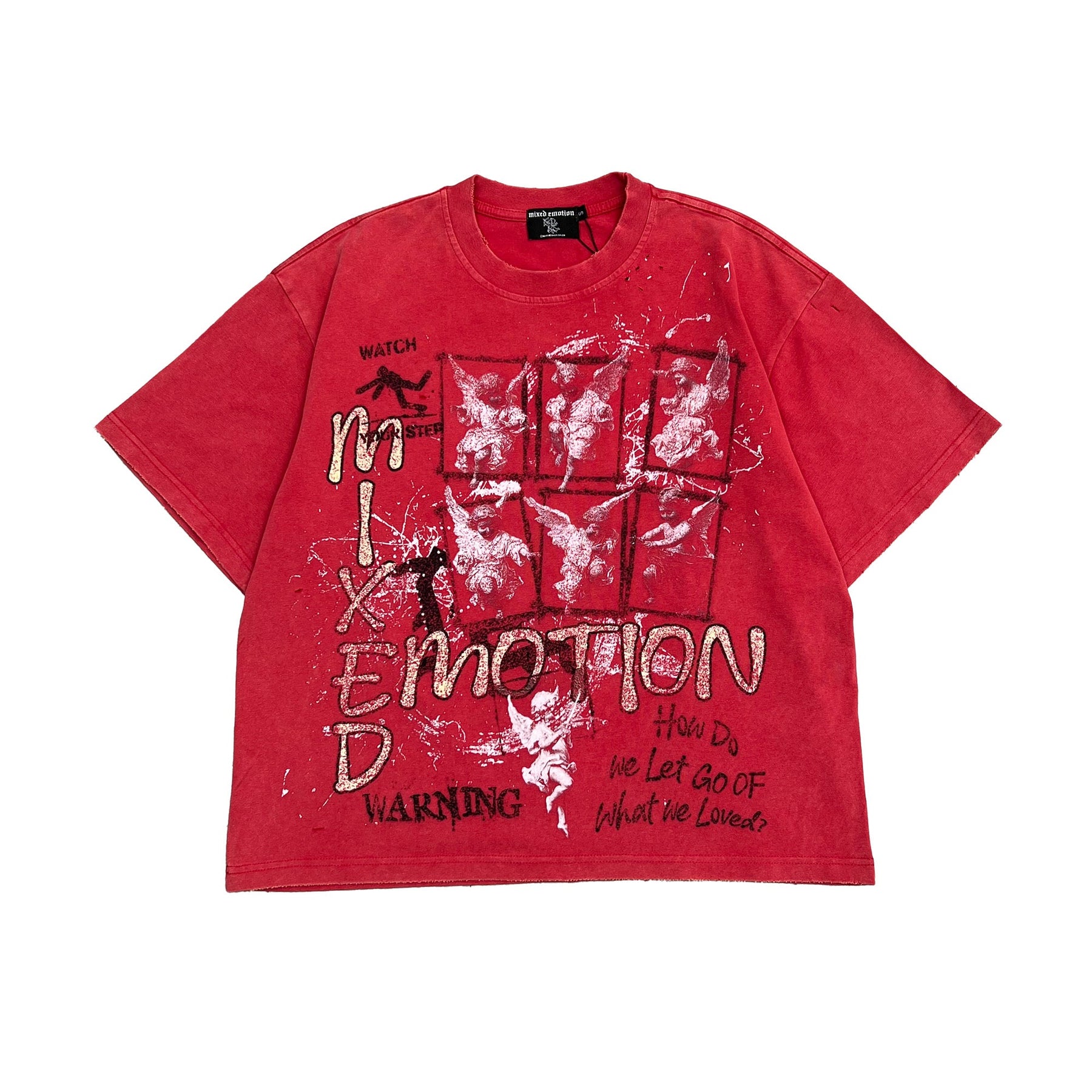 Mixed Emotions Red Crimson Tee