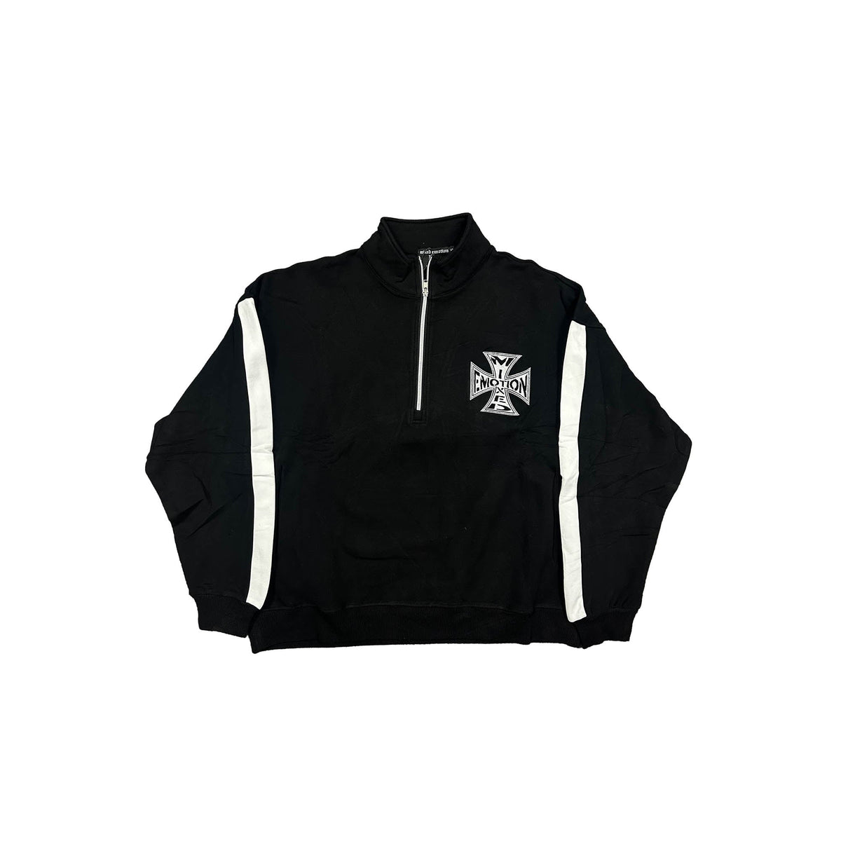 Mixed Emotions Black “Quarter” Zip Jacket