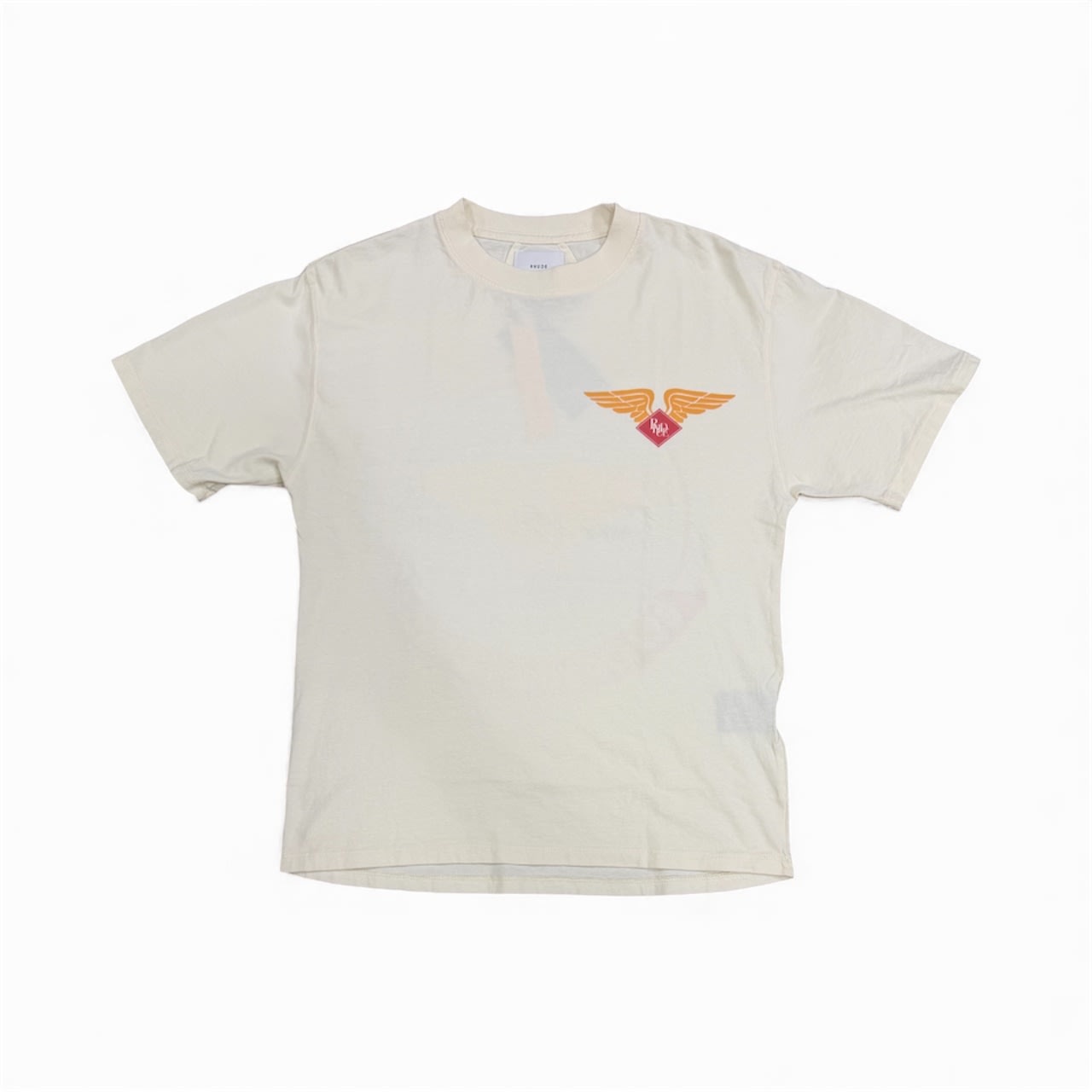Rhude Worldwide Racing Tee Cream