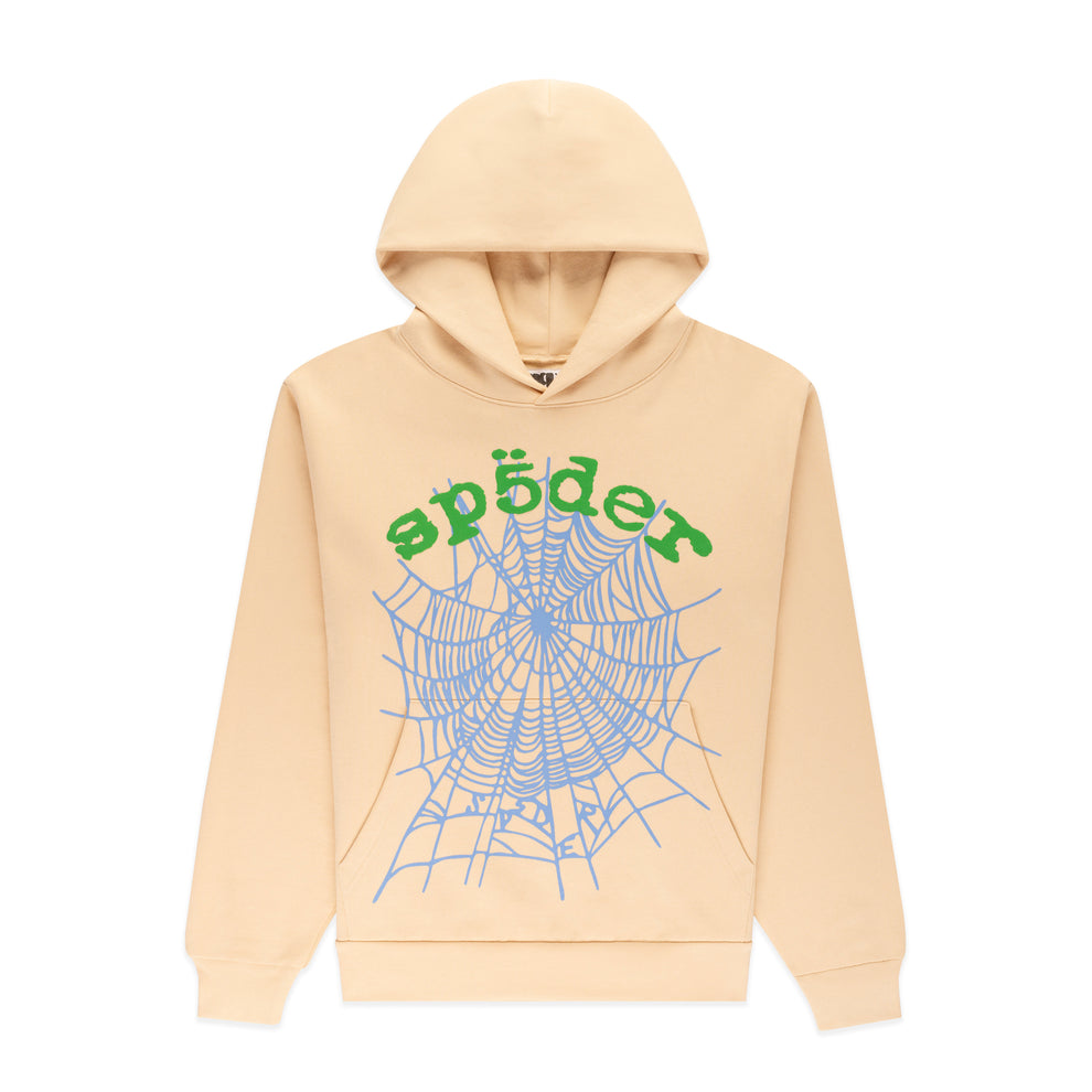 Sp5der OG Web V2 Hoodie Cream