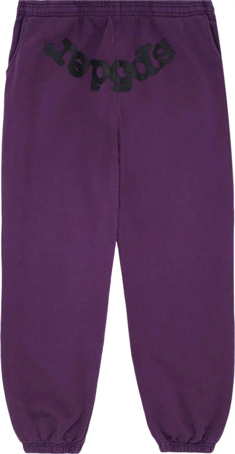 Sp5der Sweatpants Purple