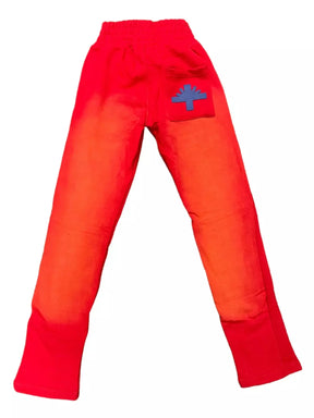 Vertabrae C-2 Sweatpants Washed Red/Blue