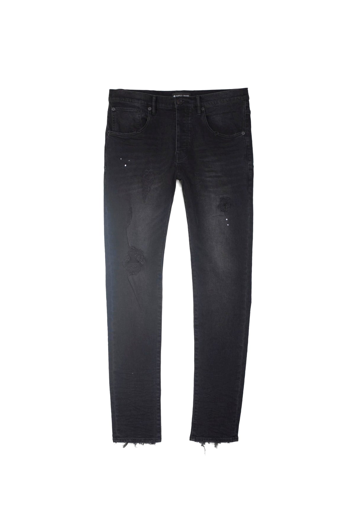 Purple Brand P002 Black Repair Jeans