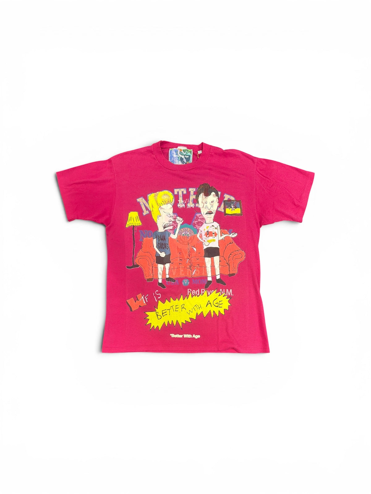 Better With Age Dumb Tee Pink