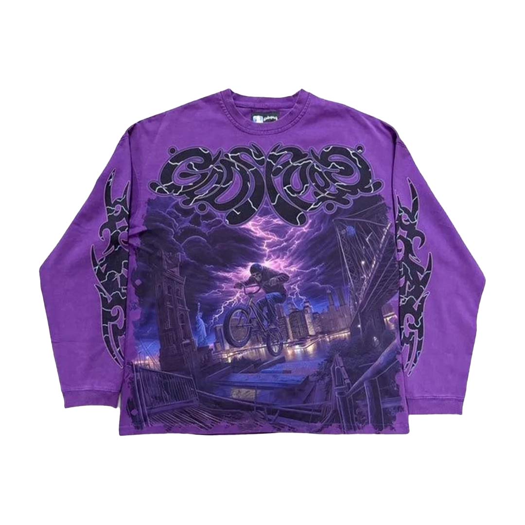 Godspeed B.M.X LS Tee Grape