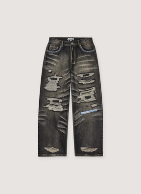 Vale Forever Thrashed Denim Black