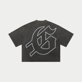 GODSPEED Surf-Day-T-Shirt Grey Wash