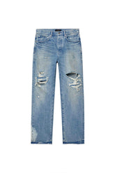 Purple Brand P011 Knee Blowout Light Indigo