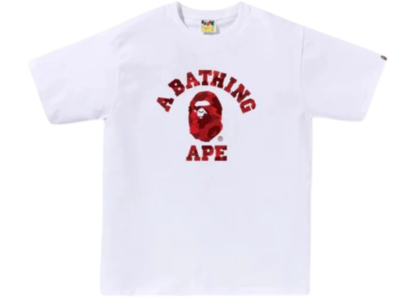 BAPE Color Camo College Tee (FW25) White Red