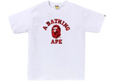 BAPE Color Camo College Tee (FW25) White Red