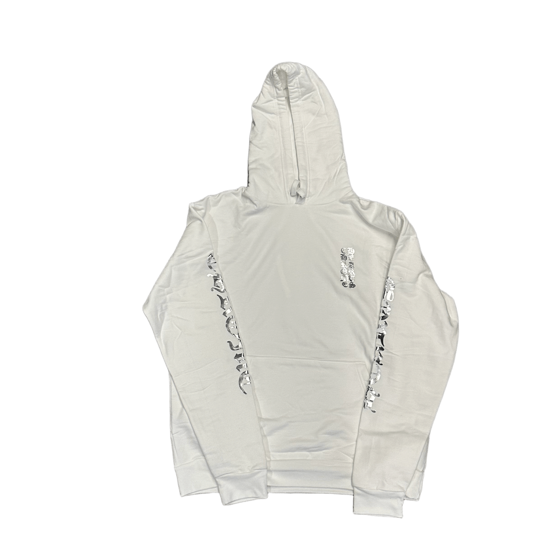 Chrome Hearts 'White' Foil Logo Hoodie