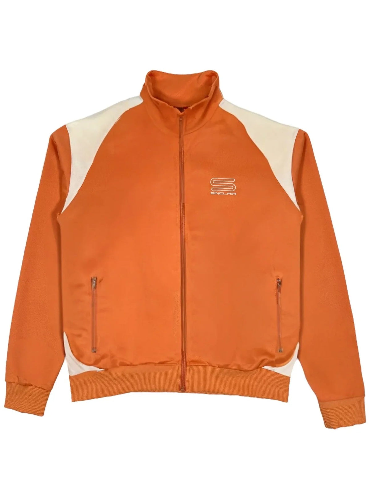 Sinclair Tech Logo Track Jacket Rust