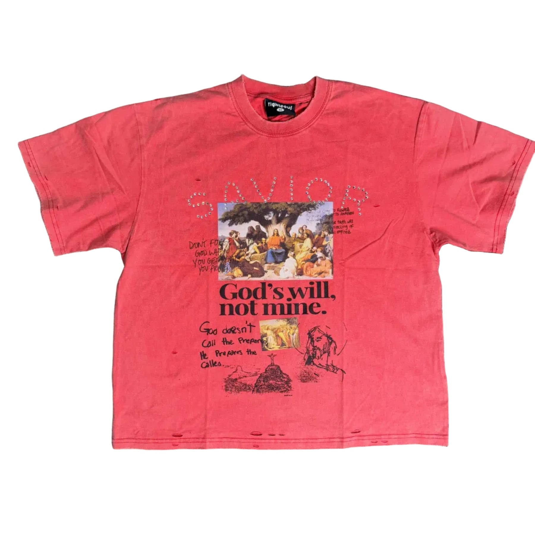 Righteous Savior Tee Red