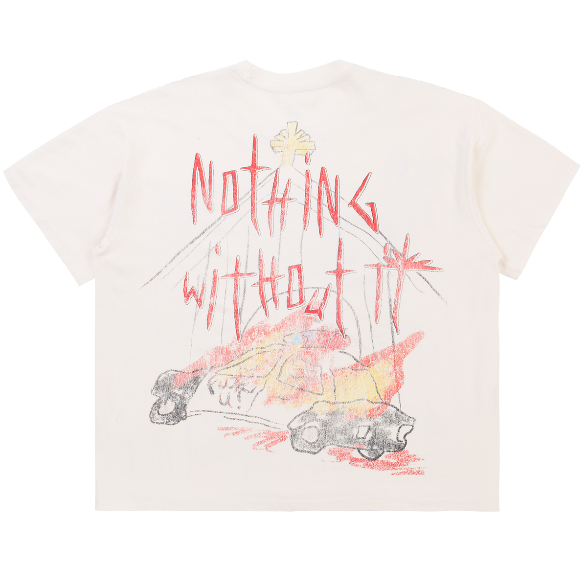 Vertabrae Riot Tee Vintage White