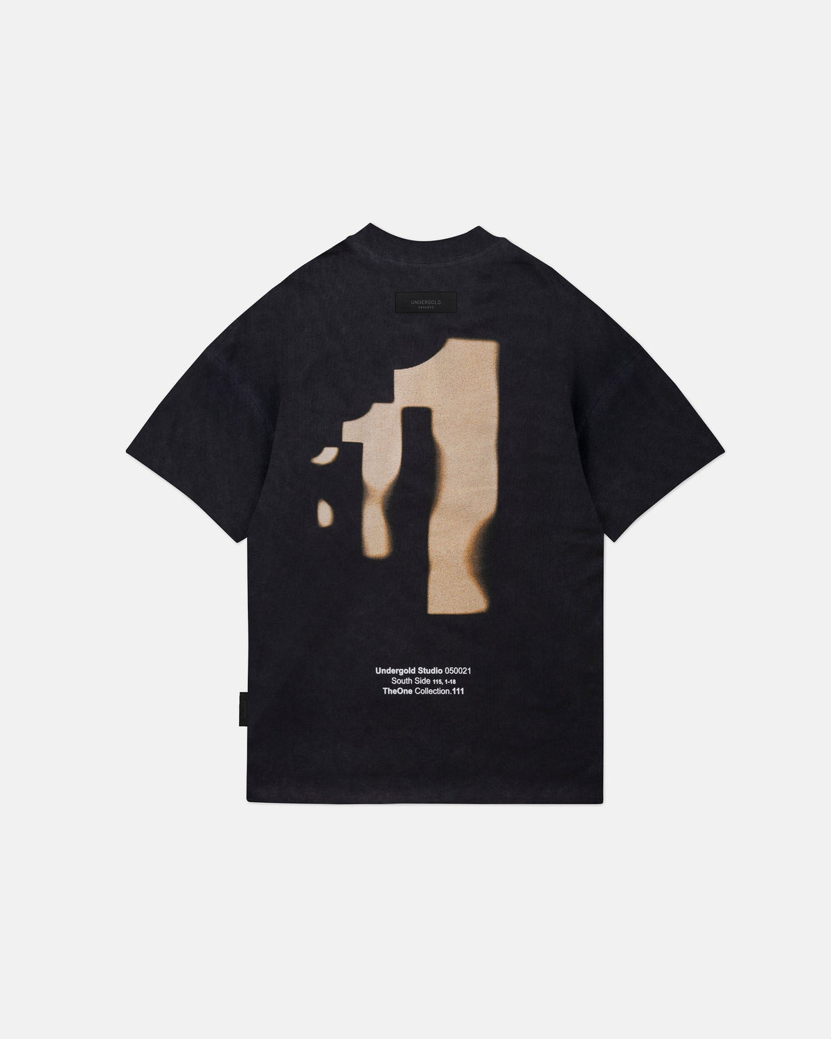 Undergold The One 111 Burnt T-shirt Vintage Black
