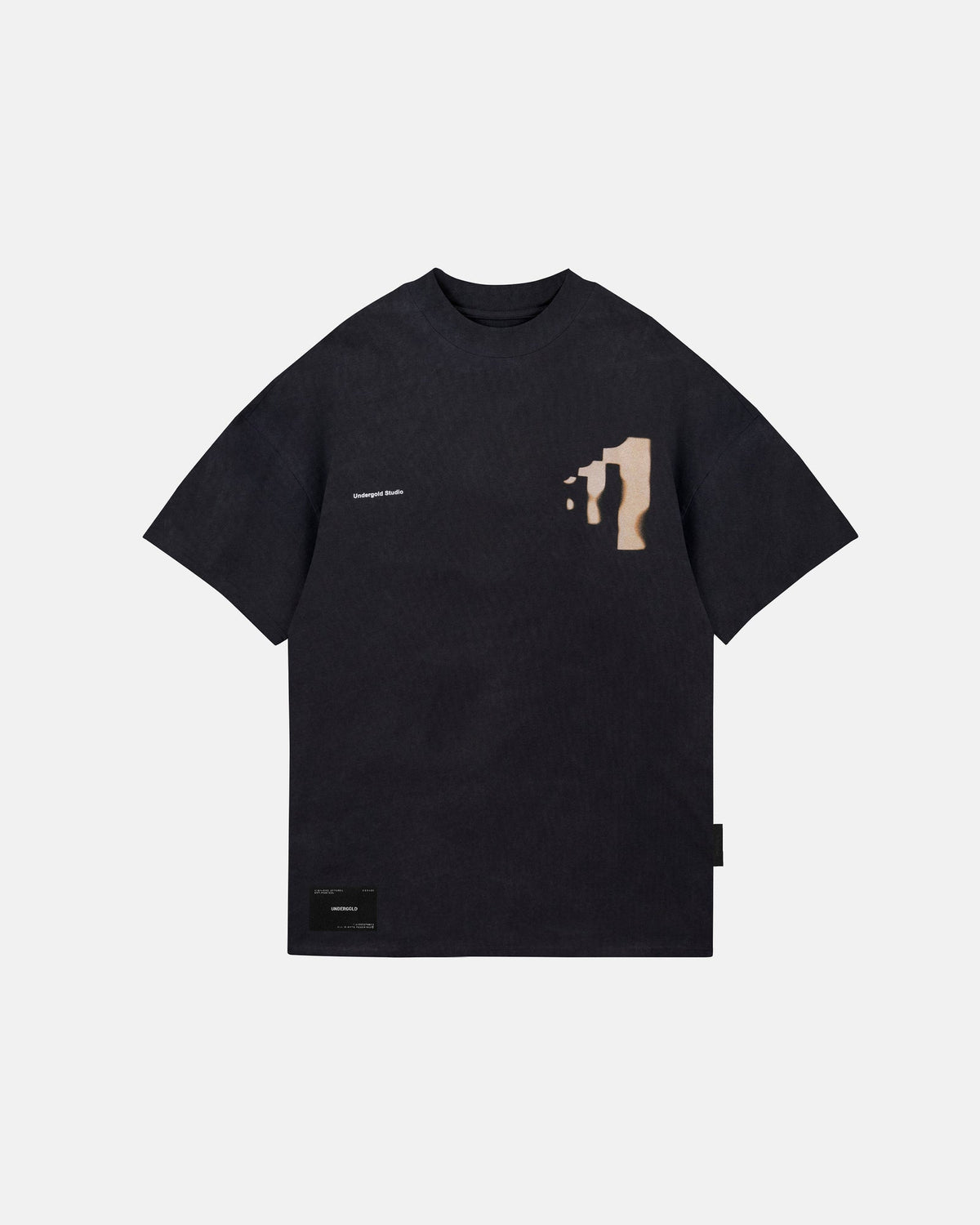 Undergold The One 111 Burnt T-shirt Vintage Black