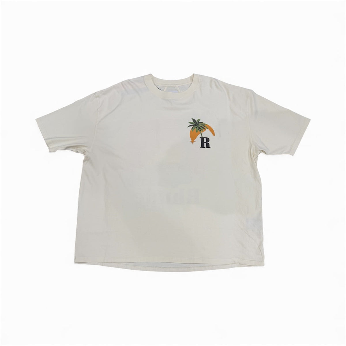 Rhude Miami Moonlight Tee Cream