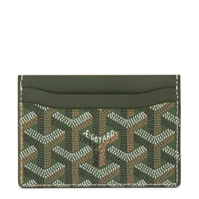 Goyard Goyardine Canvas Khaki Saint-Sulpice Card Holder