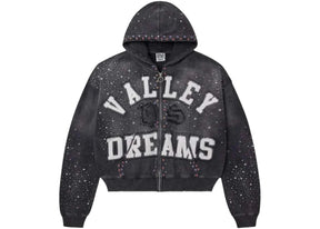 Vale Forever Classico Zip Up Hoodie Black