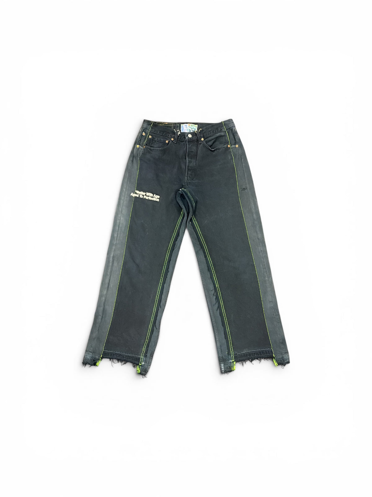 Better With Age Triple Wide Denim Trouser Faded Black/ Navy