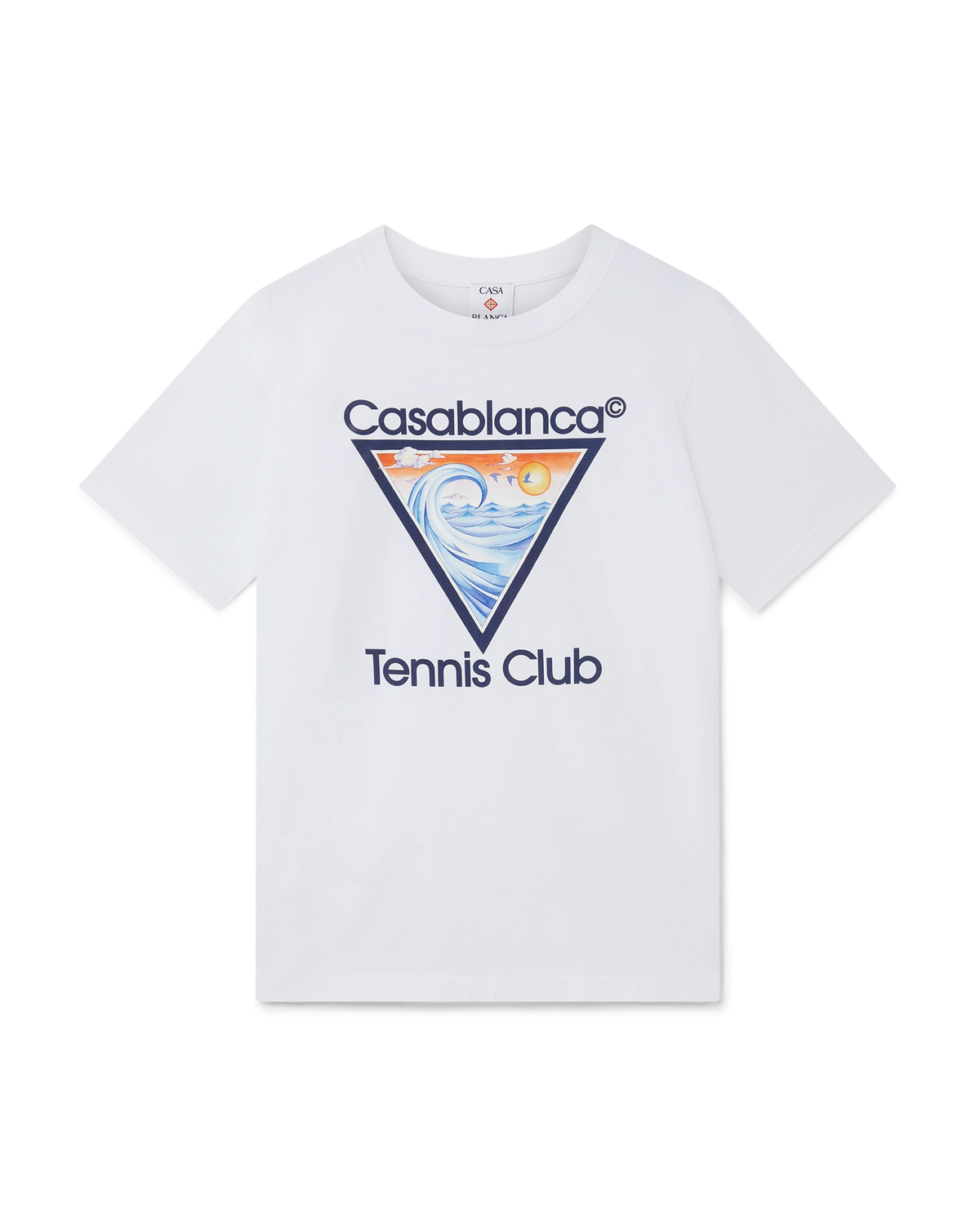 Casablanca Tennis Club Icon T-Shirt White