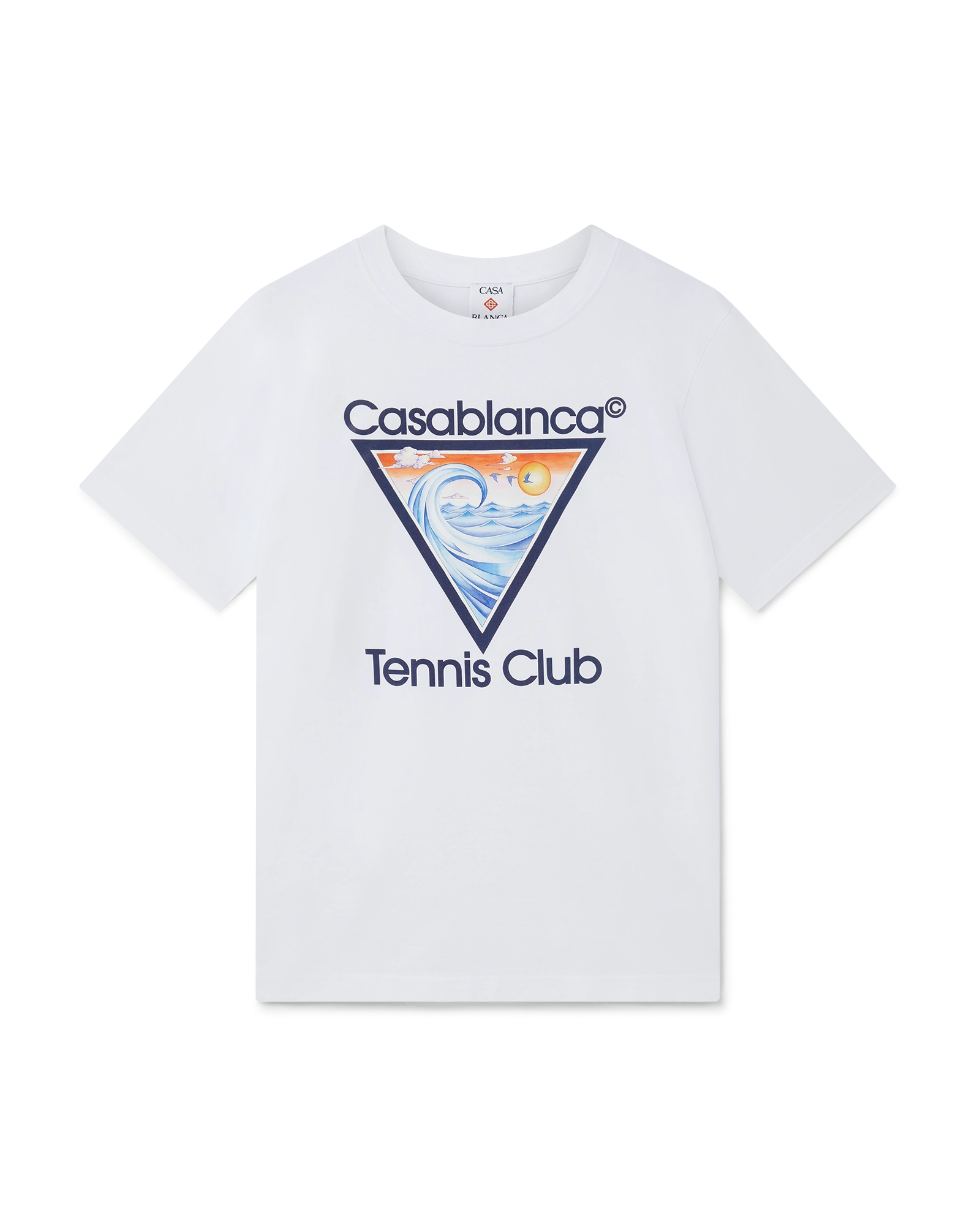 Casablanca Tennis Club Icon T-Shirt White