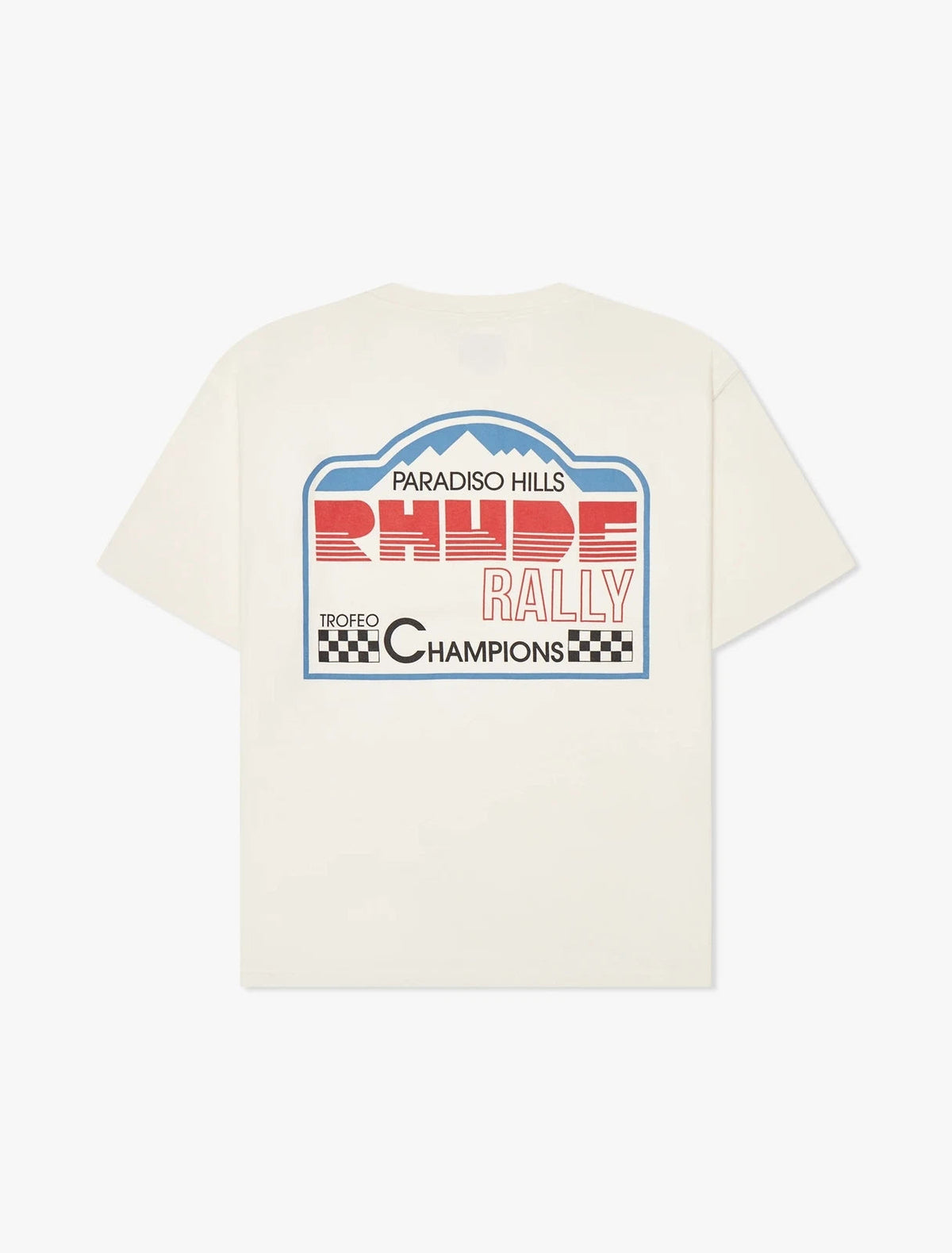 Rhude Paradiso Hills Tee Cream