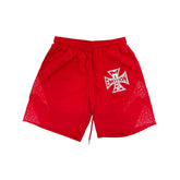 Mixed Emotions Red ‘Classic’ Nylon Shorts