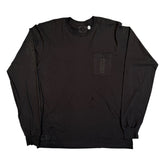 Chrome Hearts Miami Exclusive Cemetery Vertical Logo L/S Tee Black