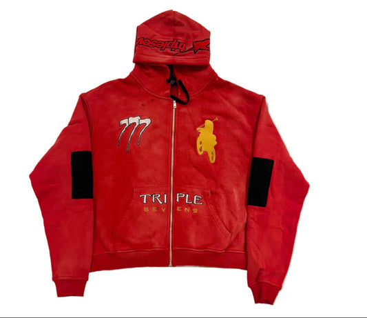 Triple Sevens Complex Hoodie Red
