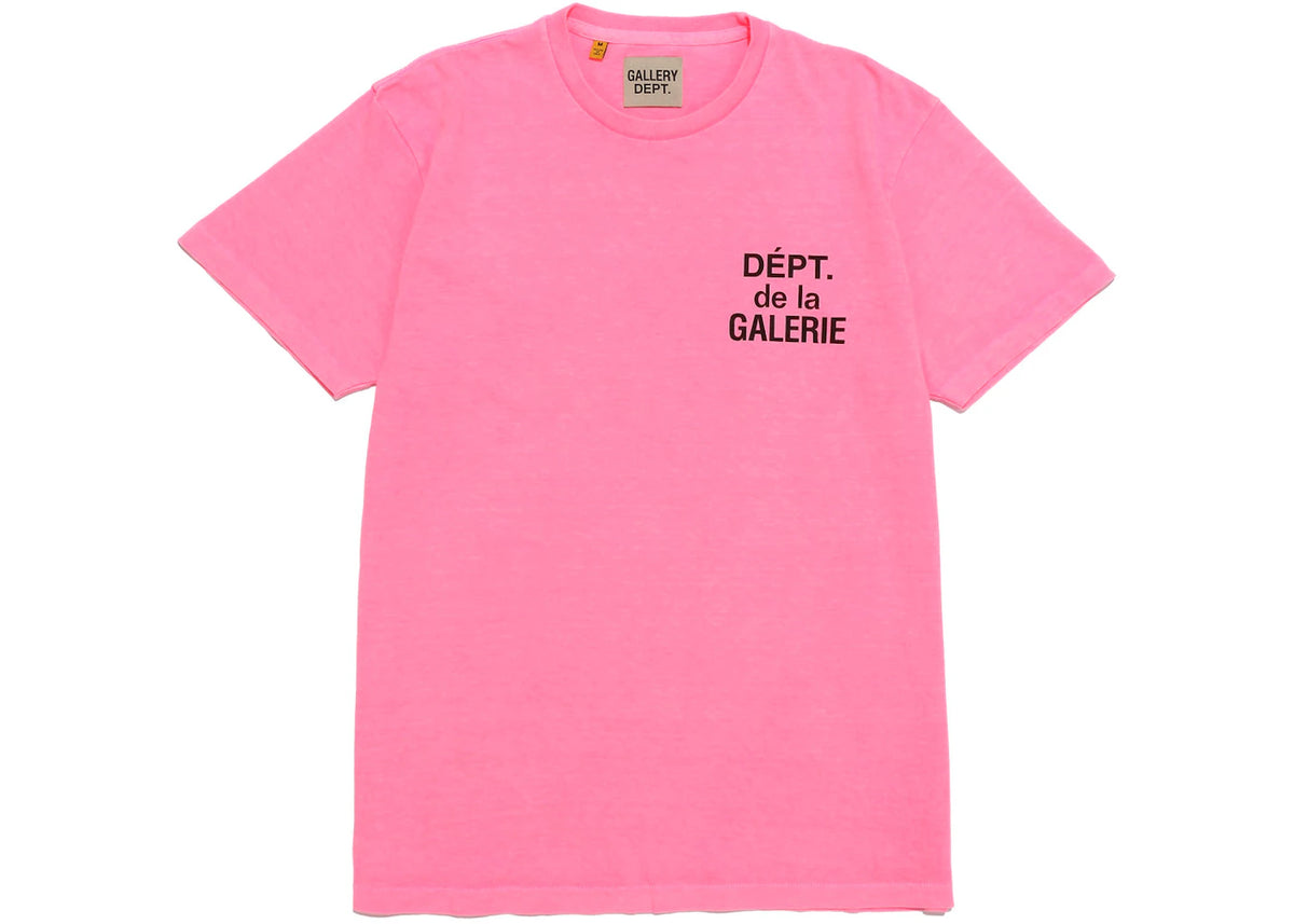 Gallery Dept. French T-shirt Flo Pink