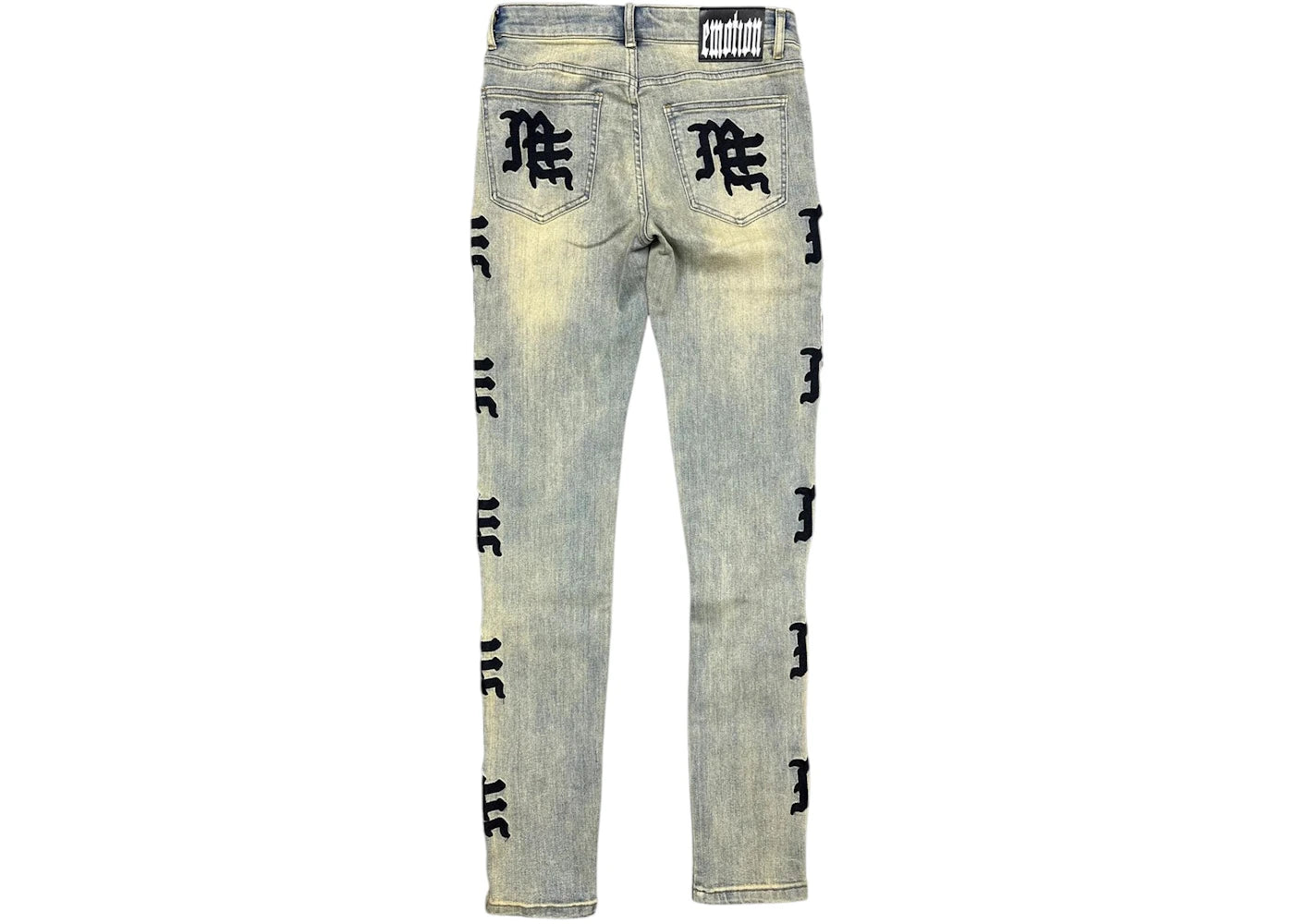 Mixed Emotion Desert Monogram Denim Washed Blue