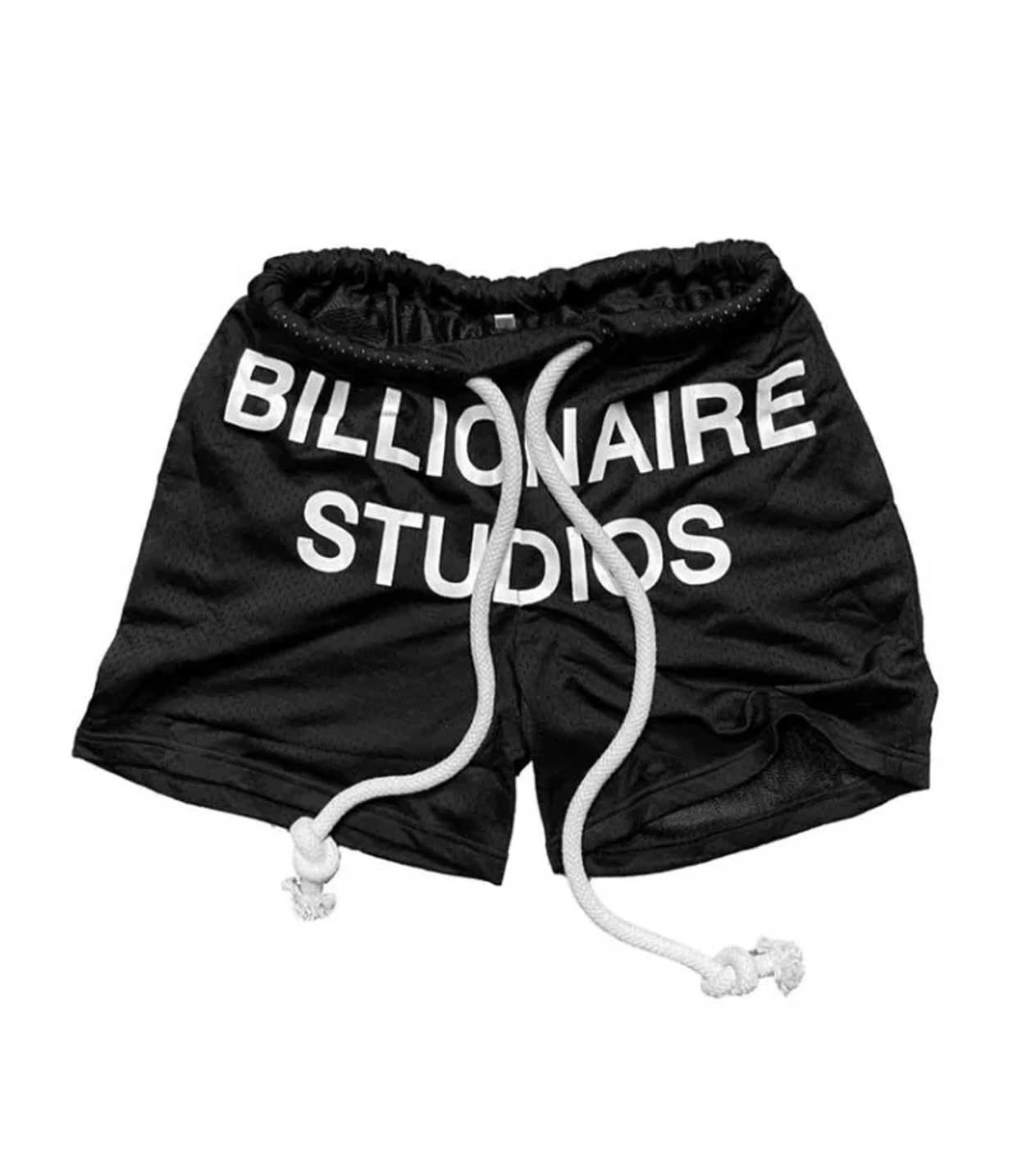 Billionaire Studios Bill Net Shorts Black