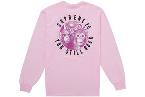 Supreme You Still Suck LS Tee Light Pink