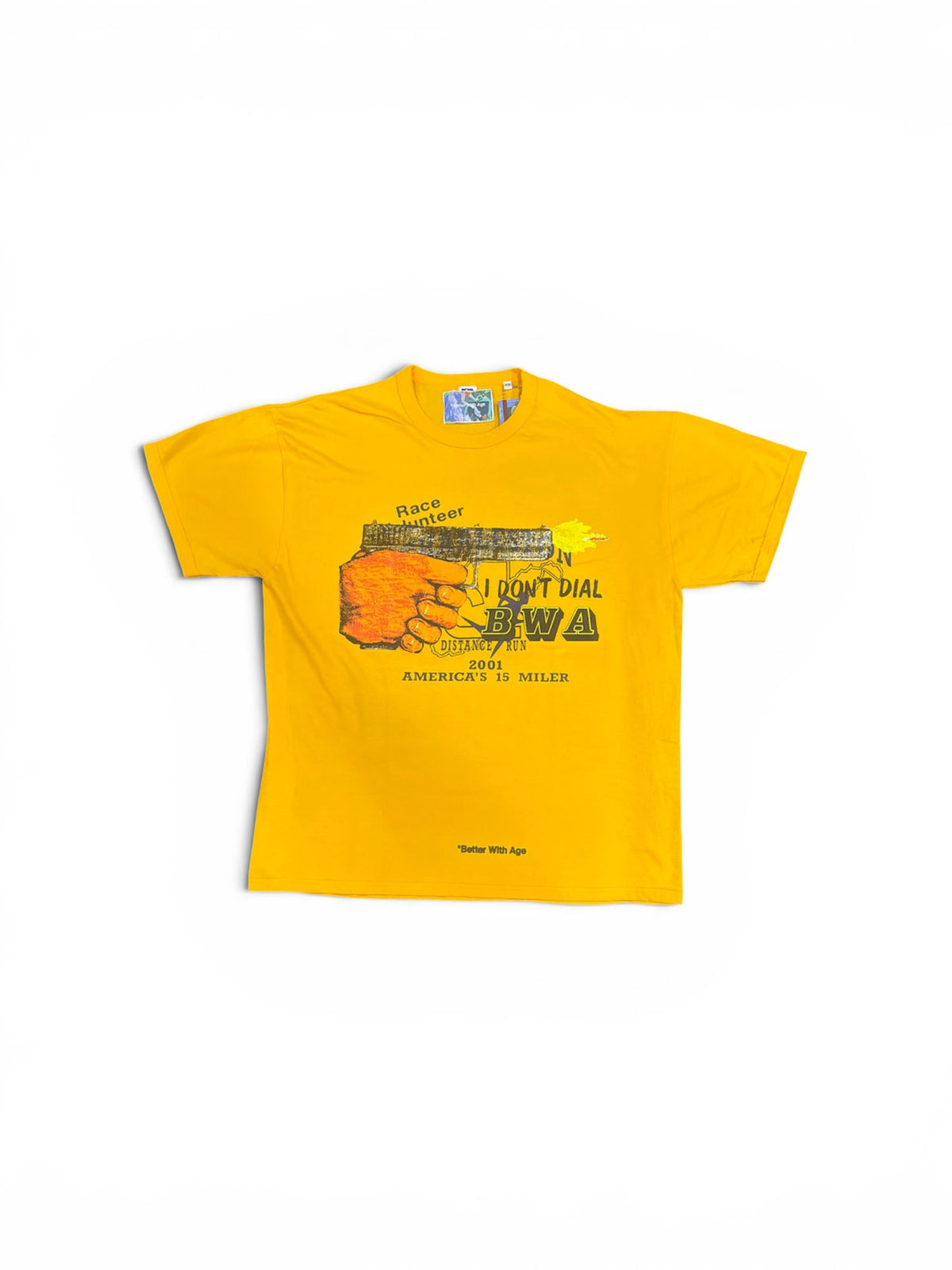 Better With Age Sani Tee Yellow