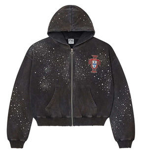 Vale Forever Pluto Cluster Zip Up Hoodie Black