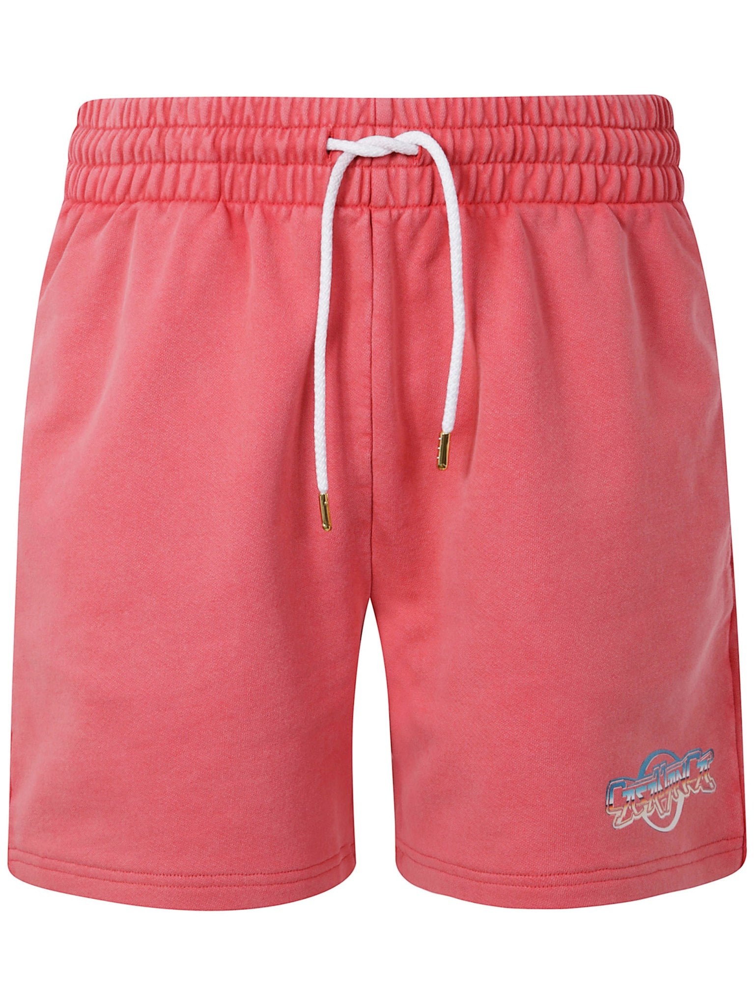 Casablanca Chrome Red Text Sweatshorts