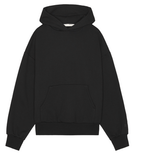 Fear of God Essentials Classic Fit Fleece Hoodie Black